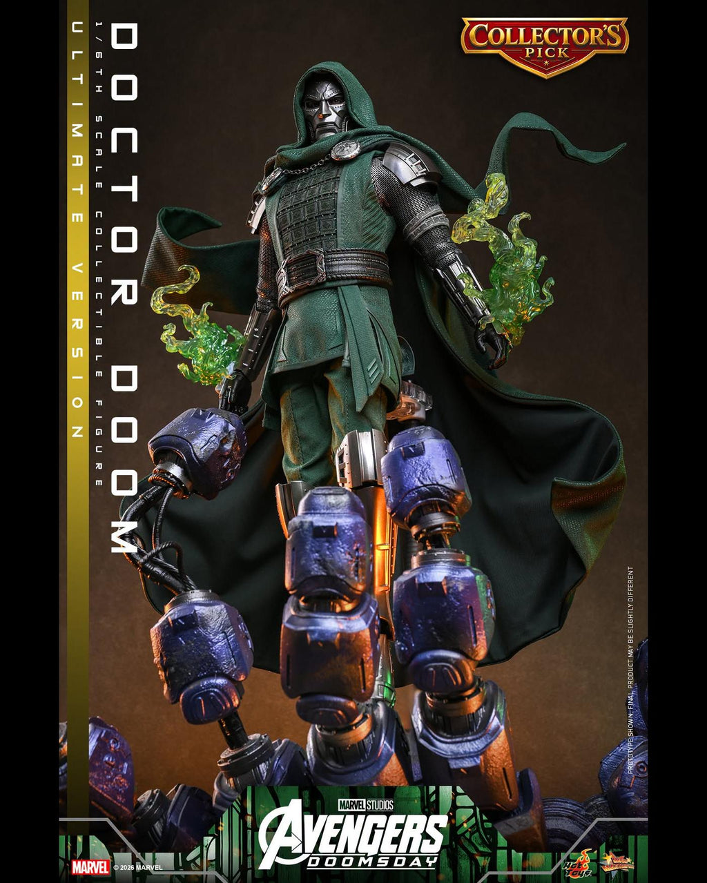 Hot Toys MMS907 1/6 Avengers Doomsday Doctor Doom (Ultimate Ver.)