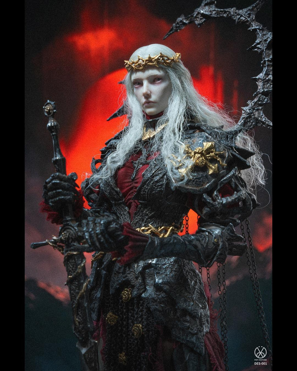 POP COSTUME DES-001 1/6 Knight of Roses - Thornbound Crown