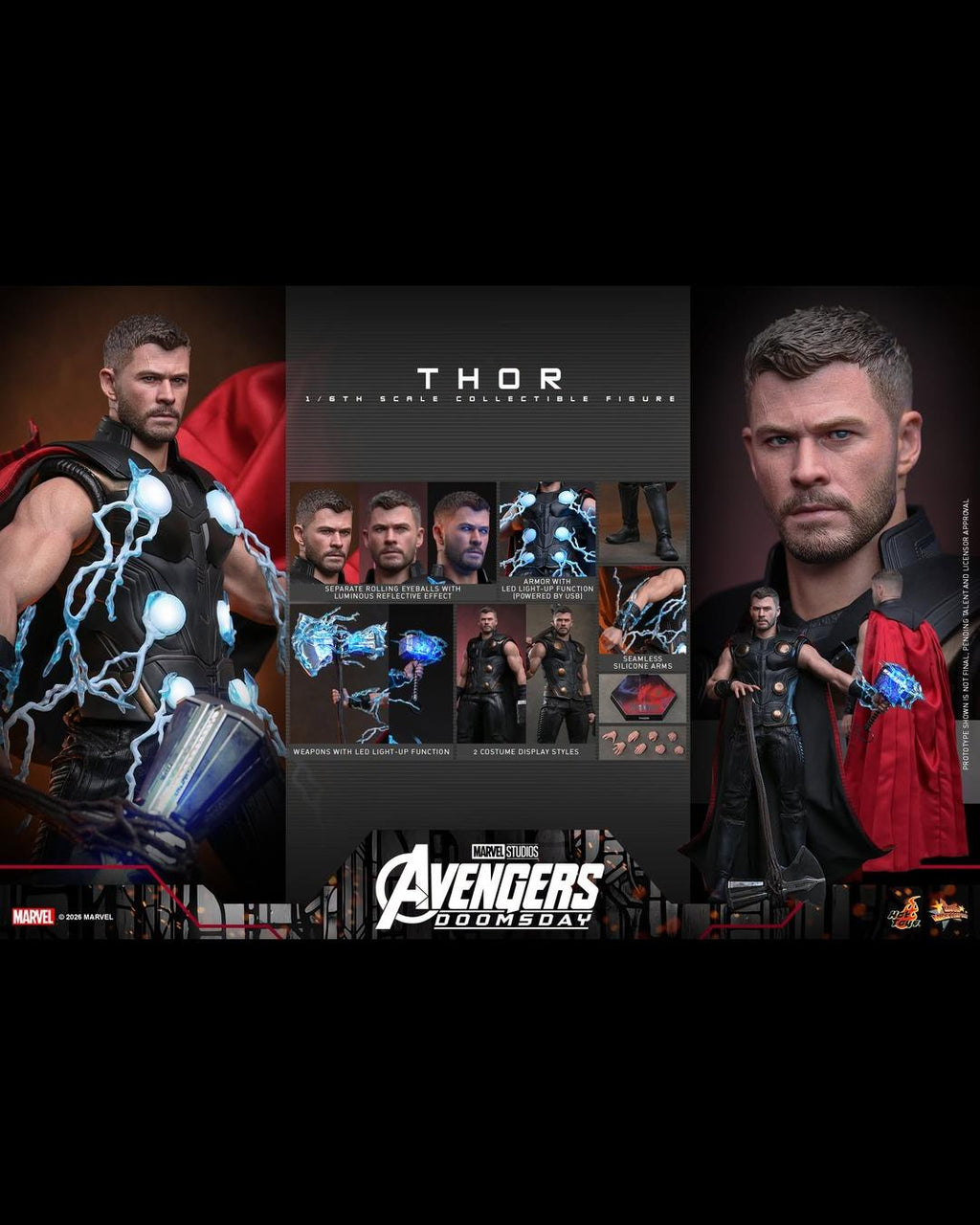 Hot Toys MMS918 1/6 Avengers Doomsday Thor (Standard Ver.)
