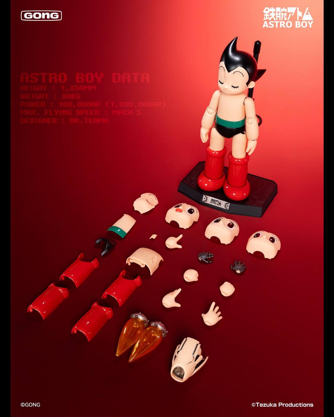 GONG Astro Boy Series : Astro Boy (Alloy Articulated Figure)