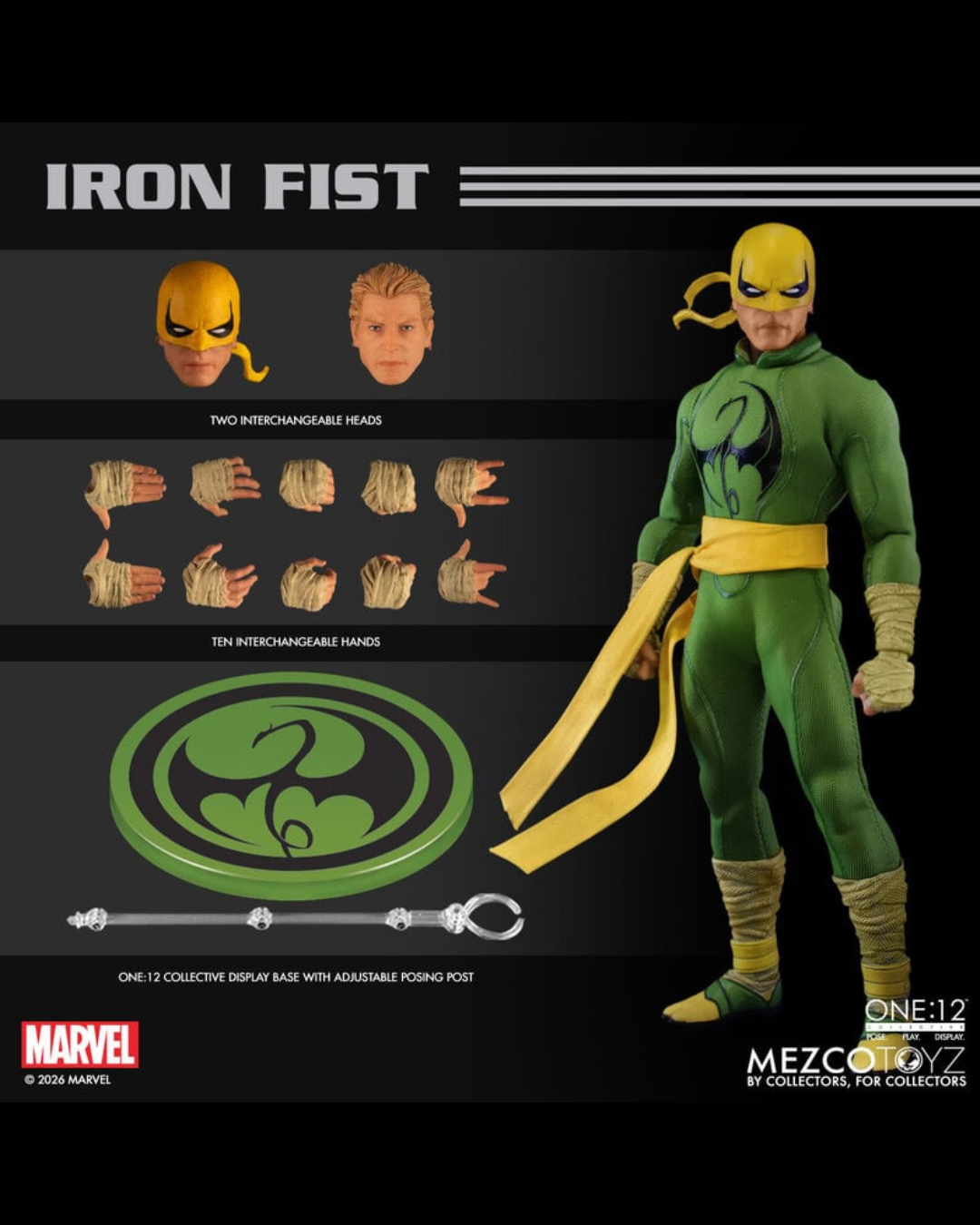 Mezco Toyz ONE:12 Collective Iron Fist