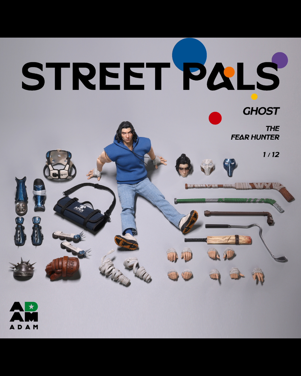 ADAM ADG-001 1/12 Street Pals Ghost The Fear Hunter