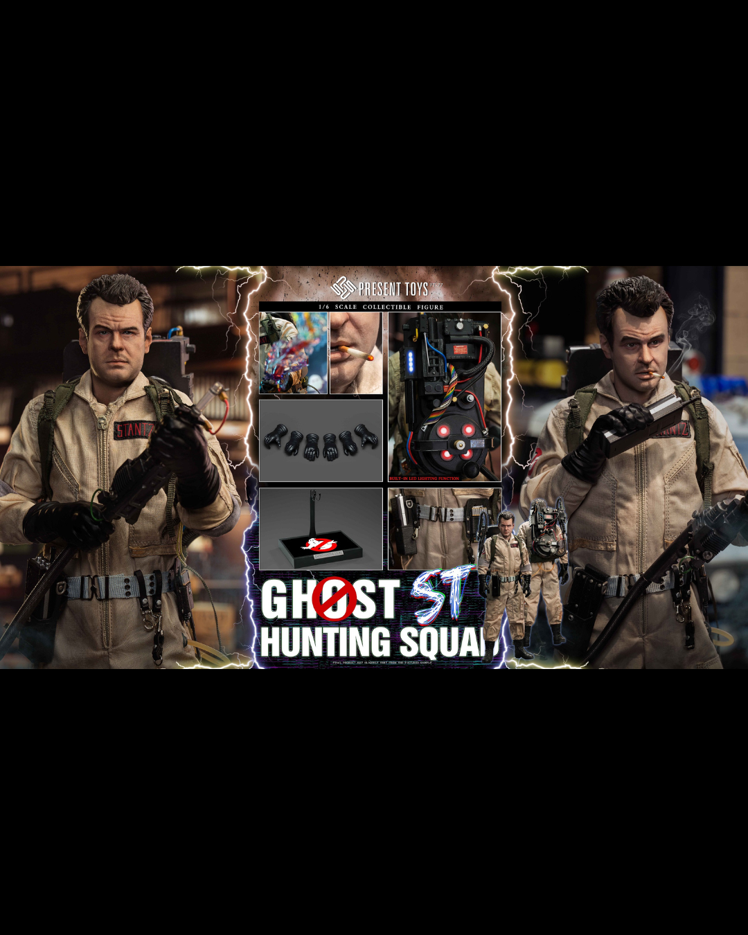 PRESENT TOYS PT-SP77 1/6 Ghost Hunting Squad Stantz