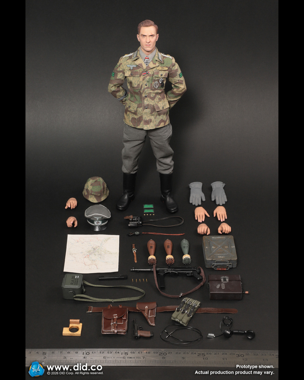 DID D80196 1/6 WWII German GD Infantry Officer - Jakob