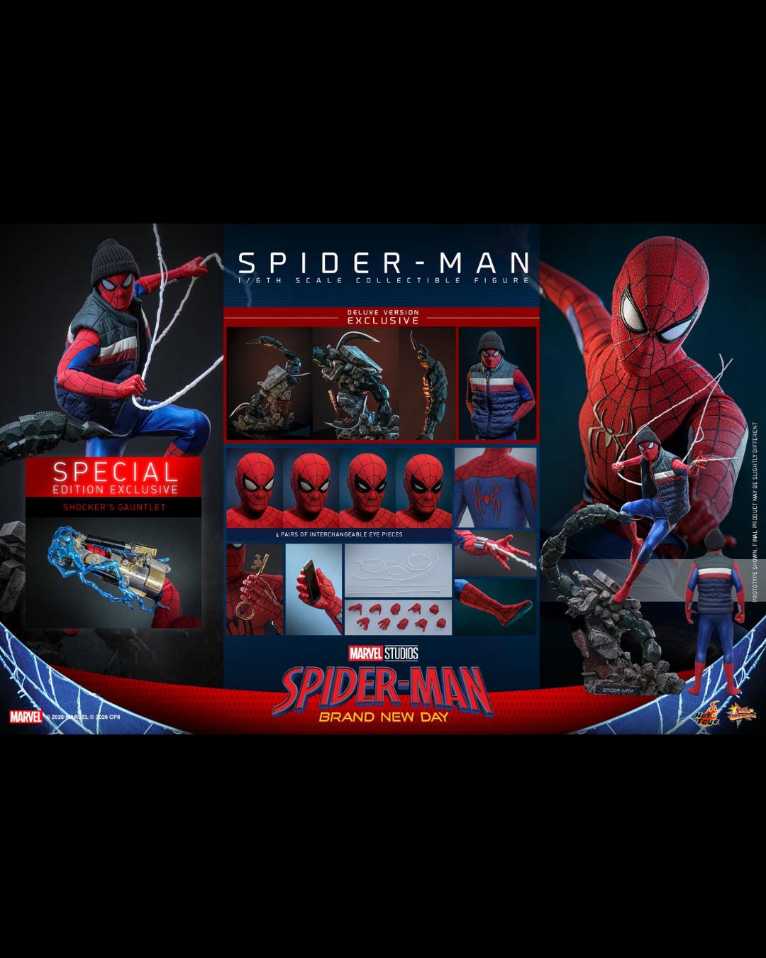 Hot Toys MMS893B 1/6 Spider-Man : Brand New Day - Spider-Man (Special Edition)