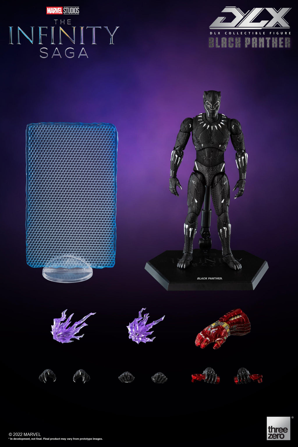 Threezero 3Z0325 1/12 The Infinity Saga - DLX Black Panther