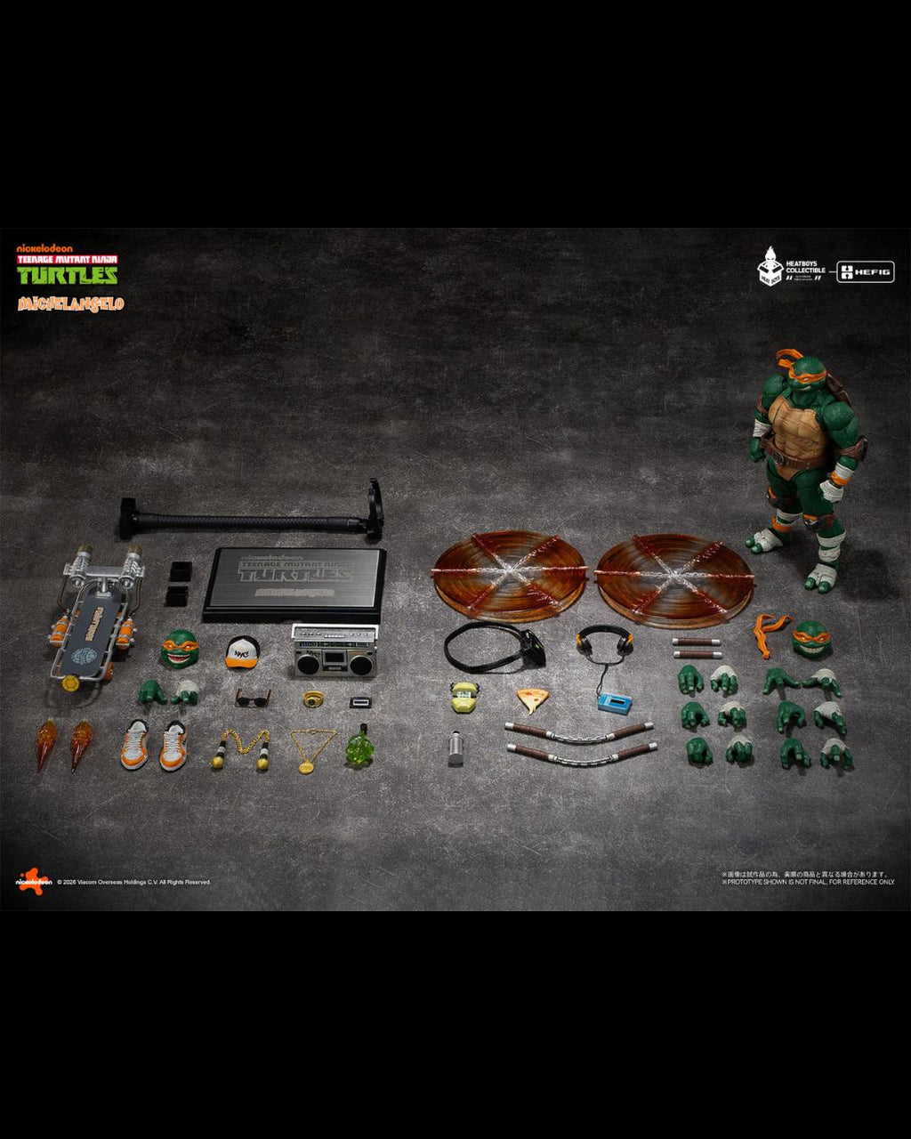HeatBoys HB0105 1/12 TMNT Michelangelo (Deluxe Edition)