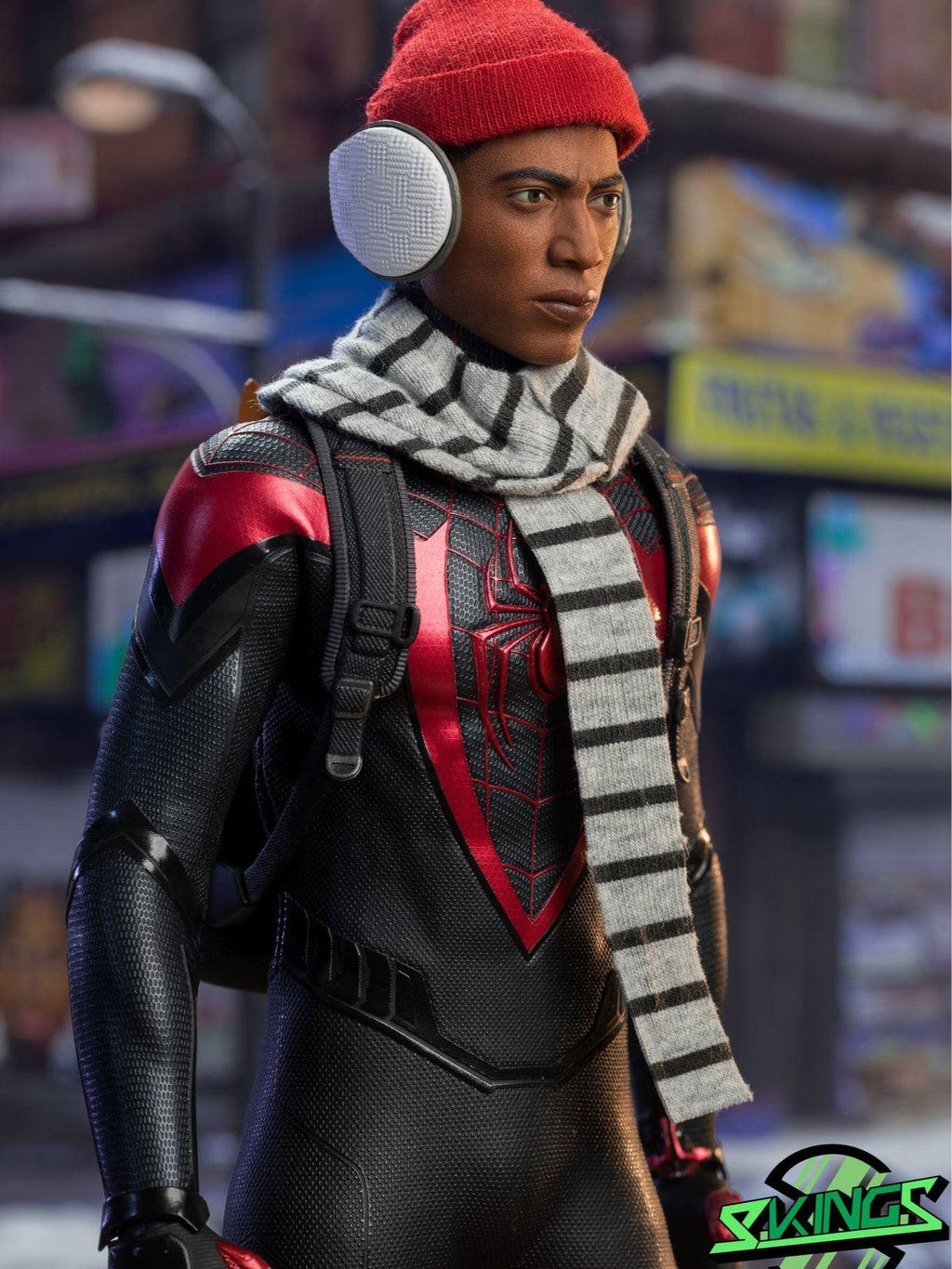S.KING.S SKS-005 1/6 Miles Morales Head Sculpture