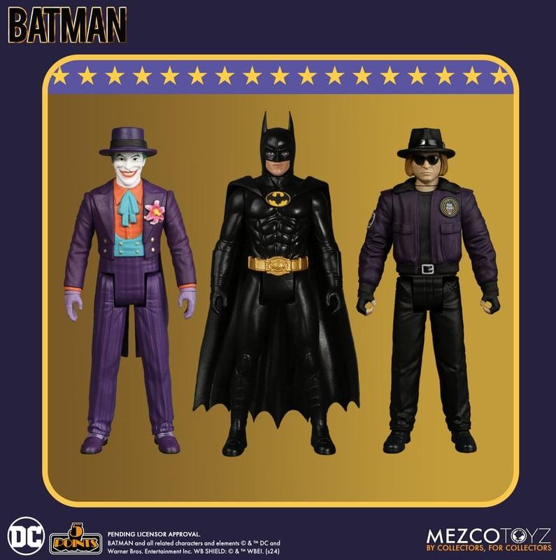 Mezco Toyz 5 Points Batman (1989): Deluxe Set
