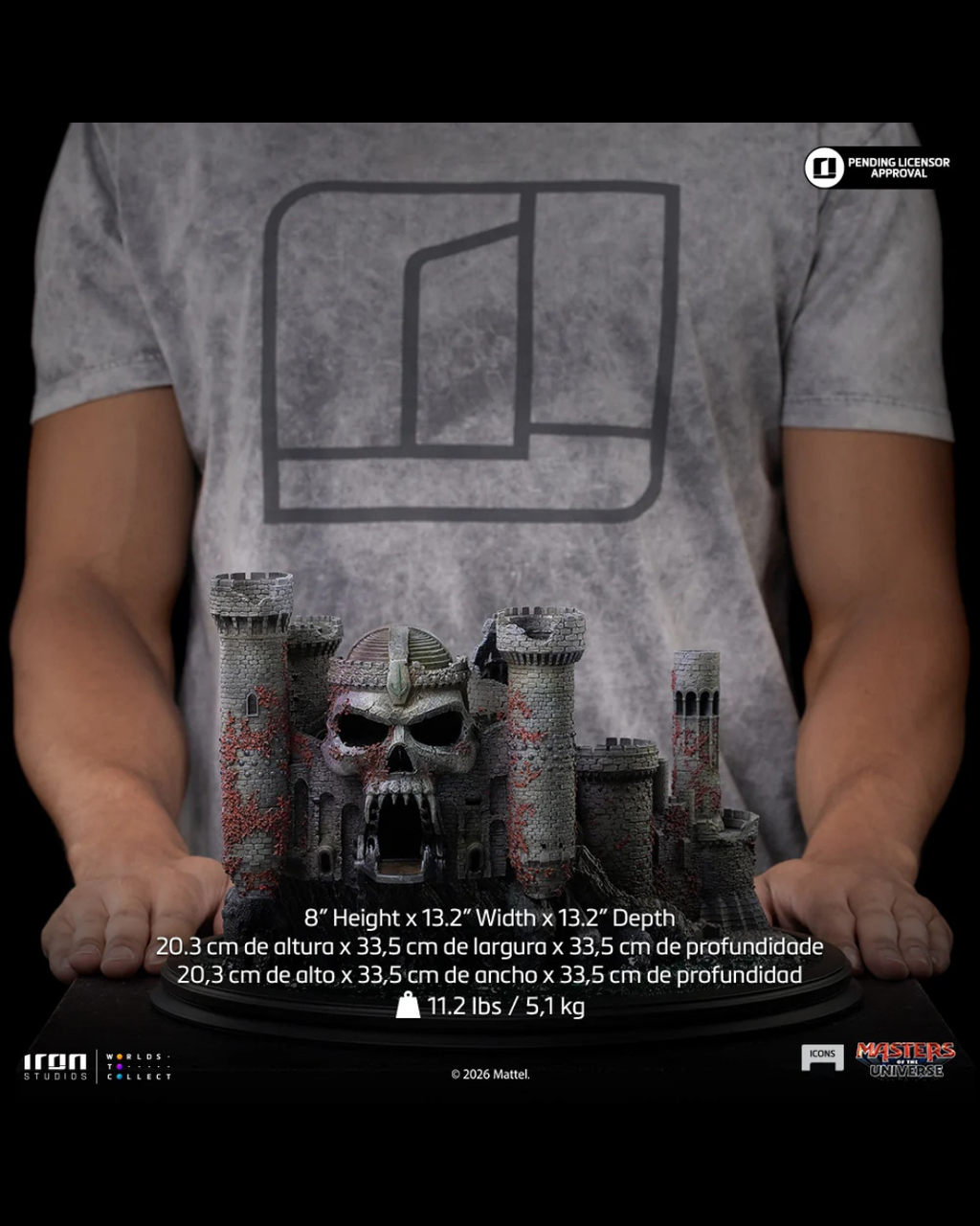 Iron Studios ICONS 1/10 Masters of the Universe : Castle Grayskull