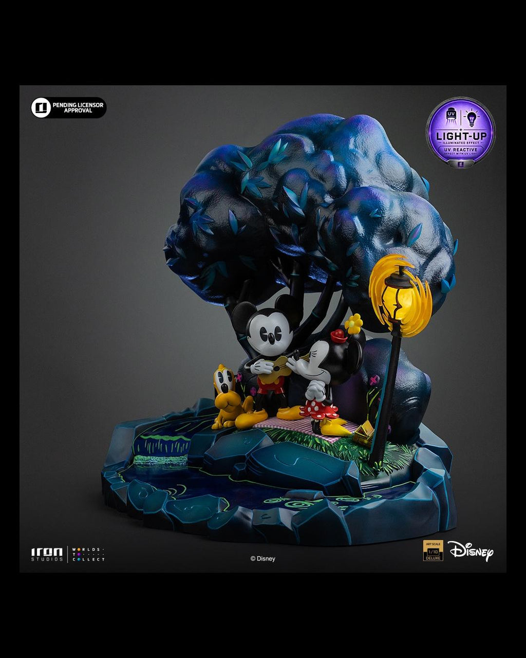 Iron Studios Art Scale 1/10 Disney Classics Mickey, Minnie & Pluto's Day at the Park (Deluxe)