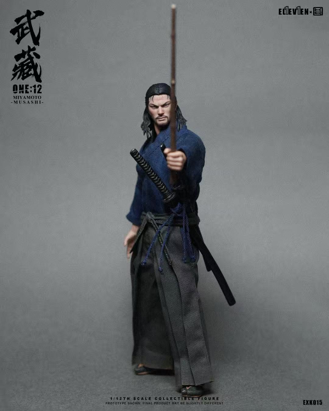 Eleven x KAI Studio EXK015 1/12 Miyamoto Musashi
