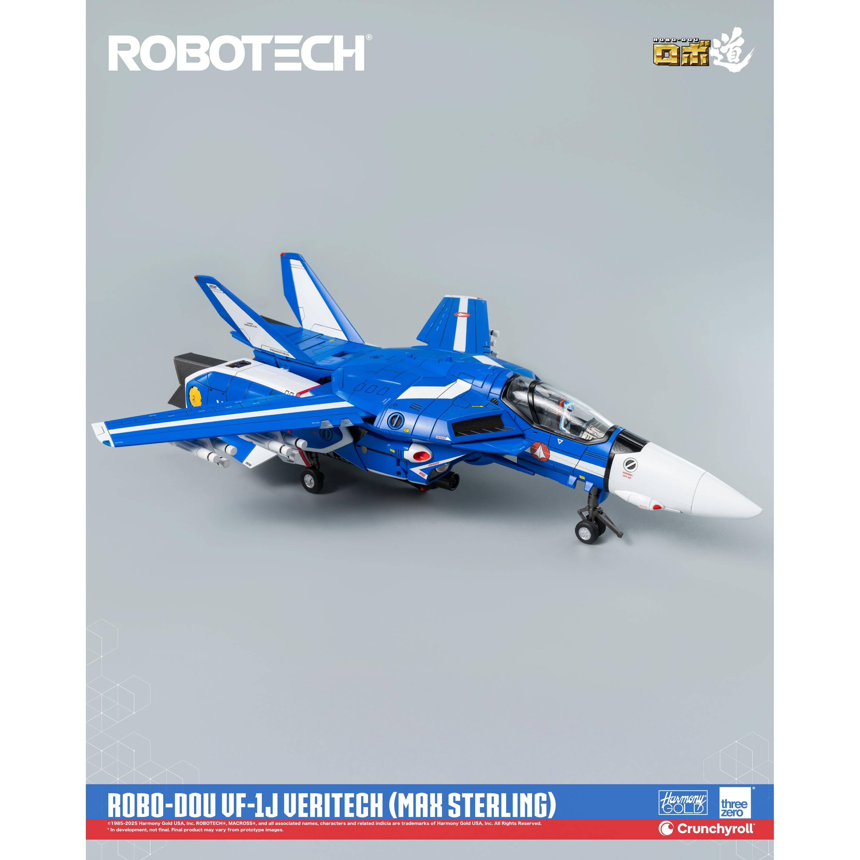 Threezero 3Z0366 1/72 ROBO-DOU ROBOTECH VF-1J Veritech (Max Sterling)
