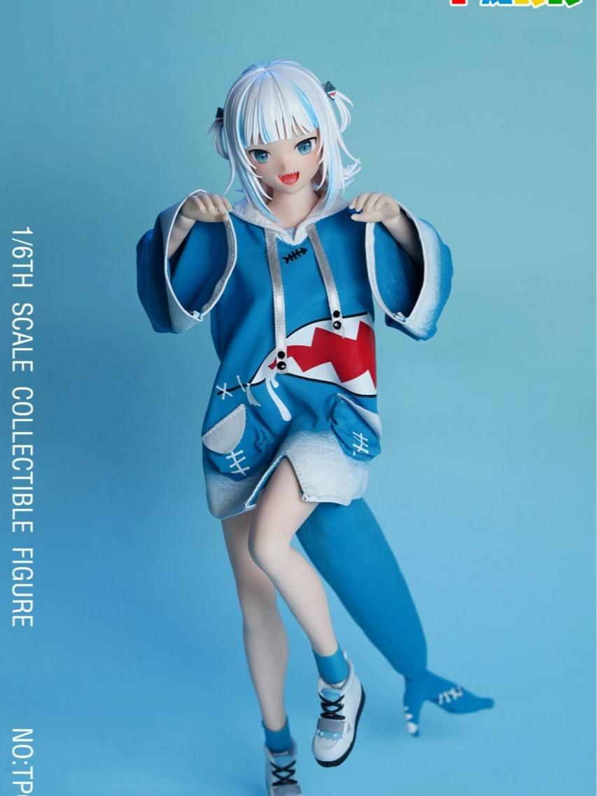 TOYS PARK TP004 1/6 Shark Girl Head Sculpt + Outfit Accessories Set