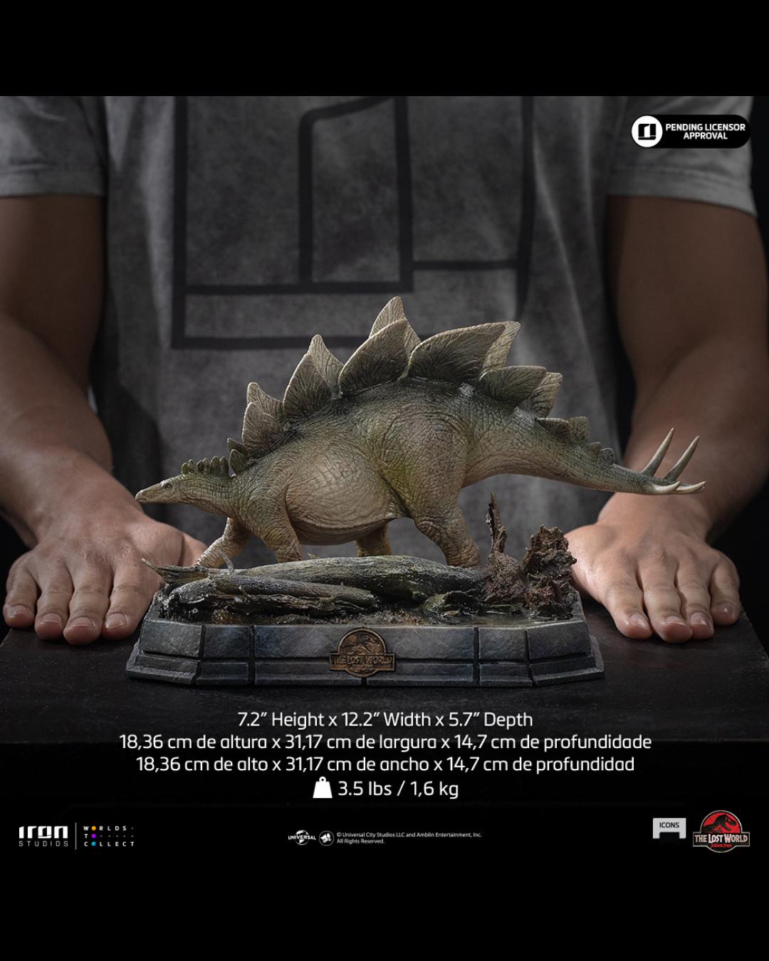 Iron Studios ICONS The Lost World Jurassic Park - Stegosaurus