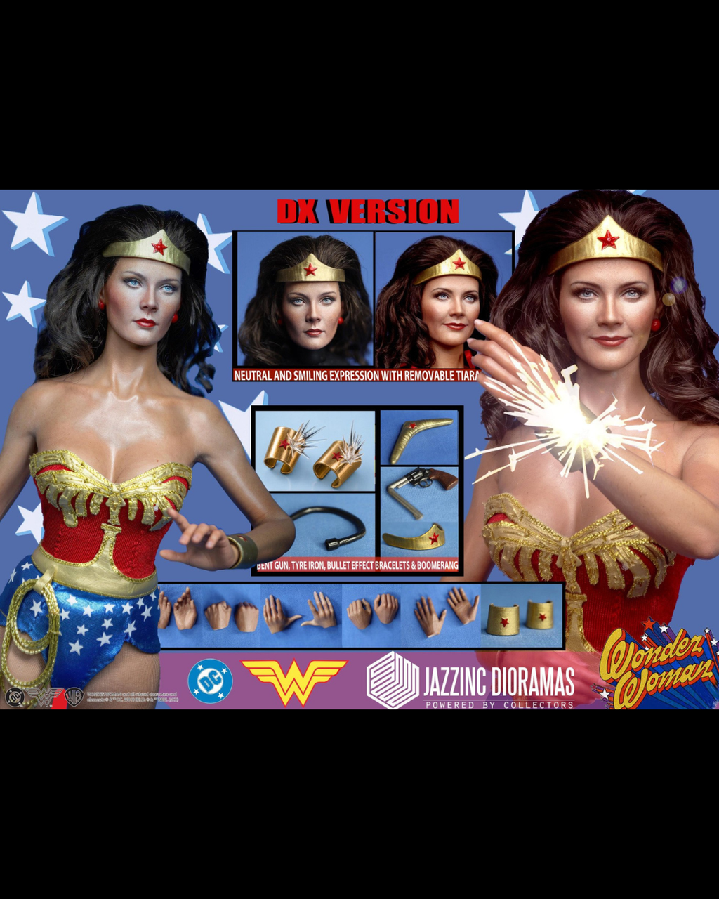 JazzInc Dioramas 1/6 "Lynda Carter" Wonder Woman (1976) TV Series - DX Ver.