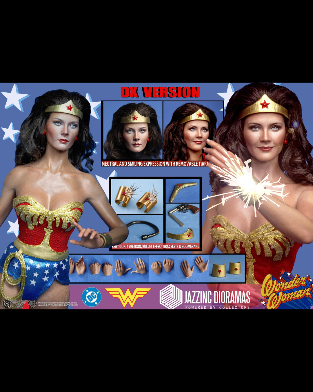JazzInc Dioramas 1/6 "Lynda Carter" Wonder Woman (1976) TV Series - DX Ver.