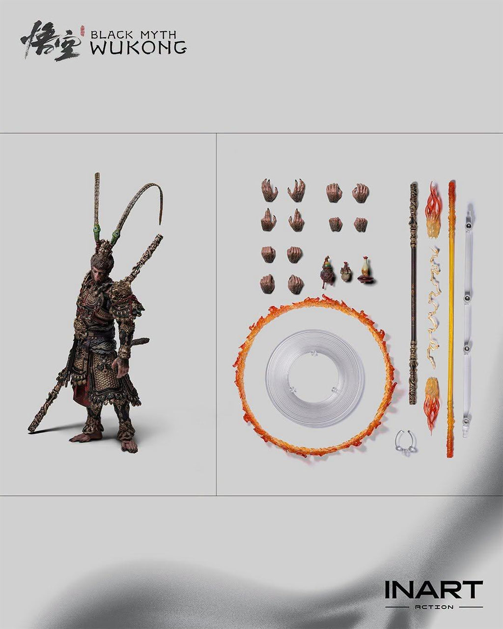 INART Action MAG-G0010 1/12 Black Myth : Wukong (Great Sage Armor Set)