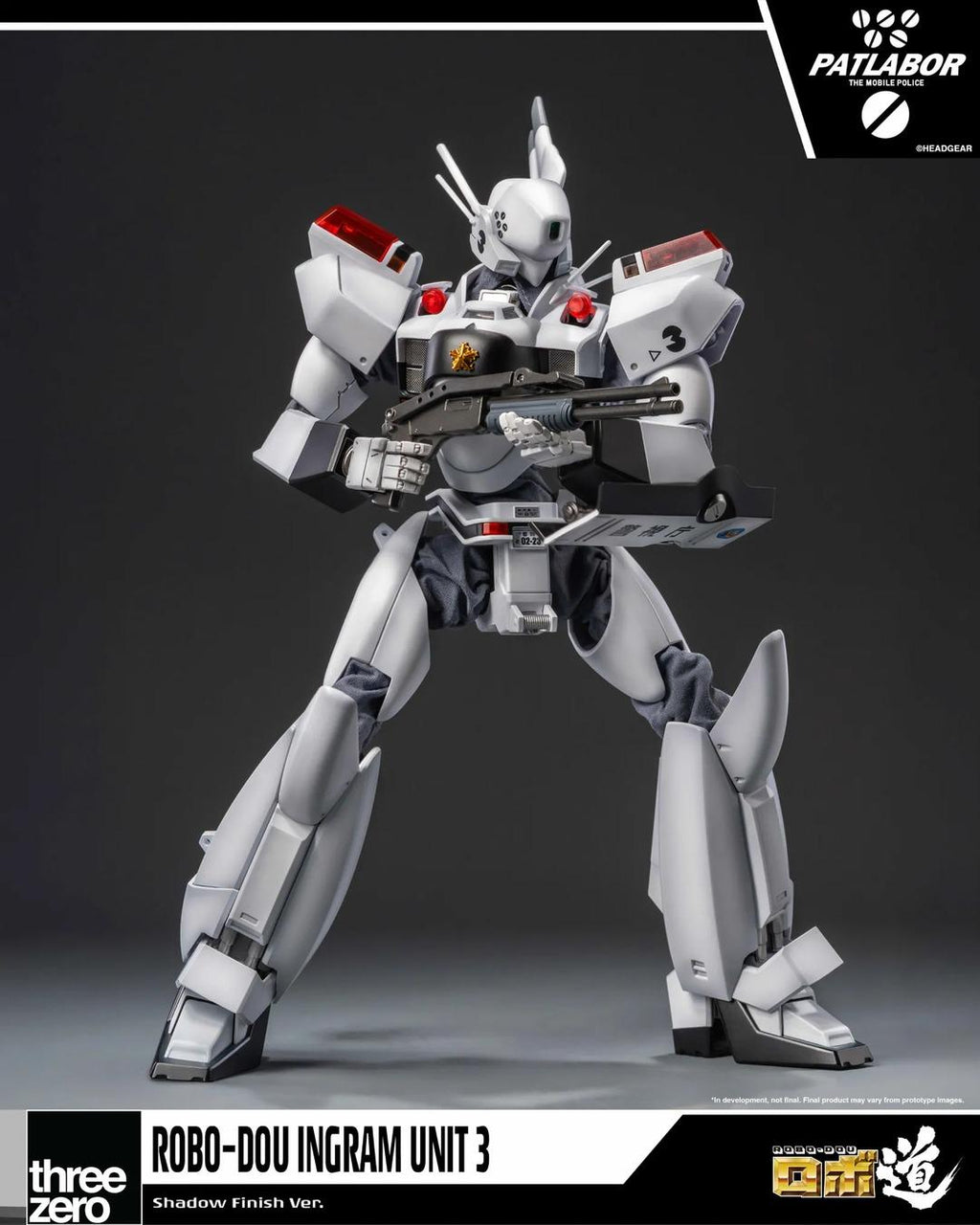 Threezero 3Z1096 ROBO-DOU Patlabor Ingram Unit 3 (Shadow Finish Ver.)