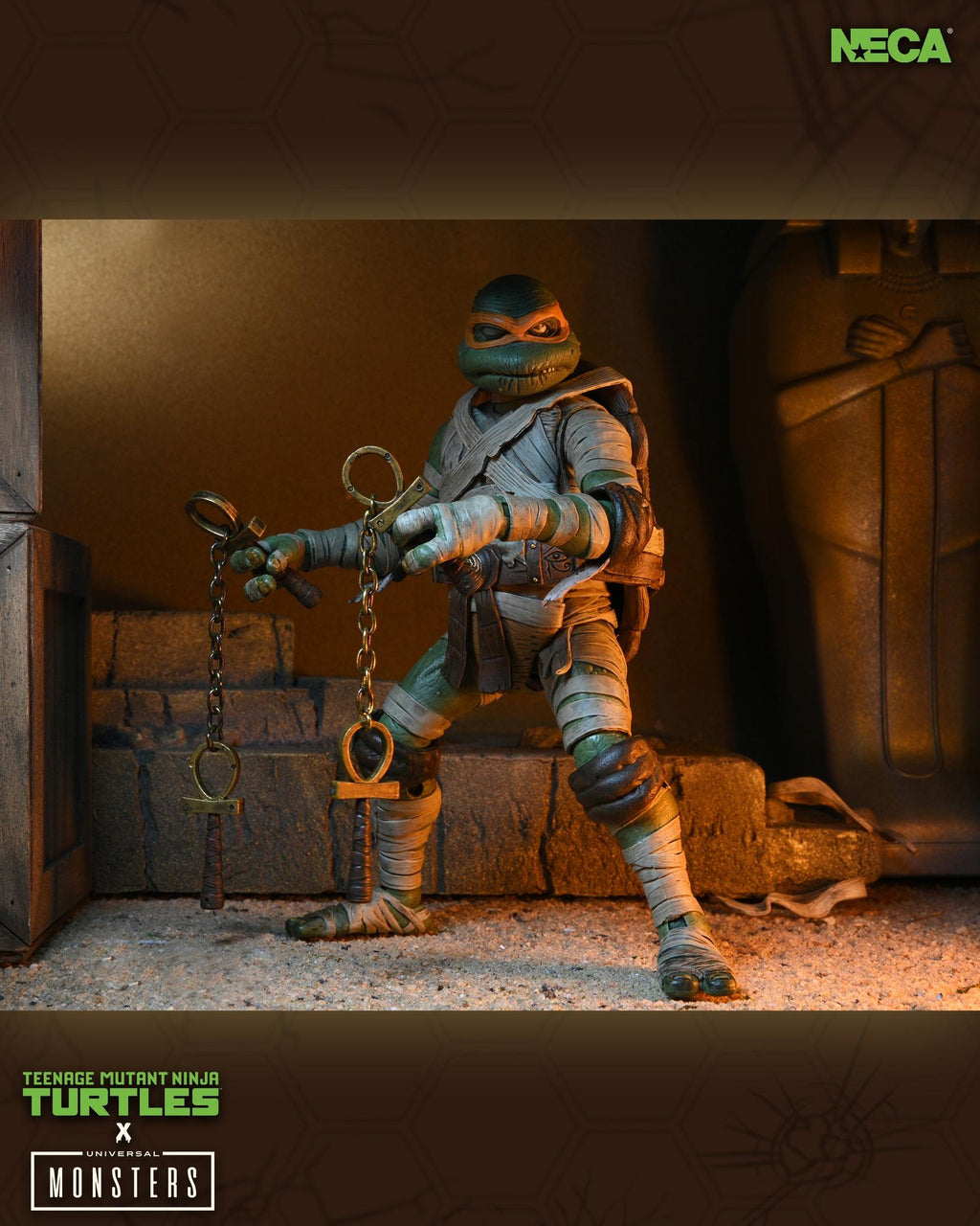 NECA Ultimate Michaelangelo as The Mummy