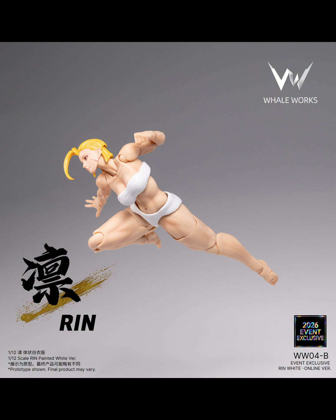 Whale Works WW04-B 1/12 Female Articulated Body Rin (WF Exclusive)