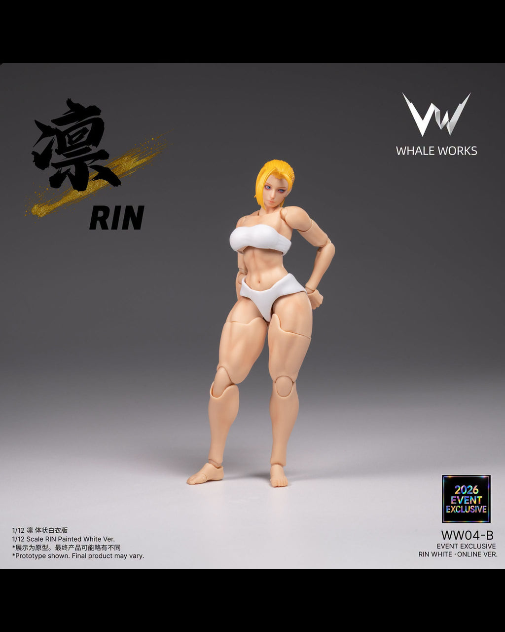 Whale Works WW04-B 1/12 Female Articulated Body Rin (WF Exclusive)