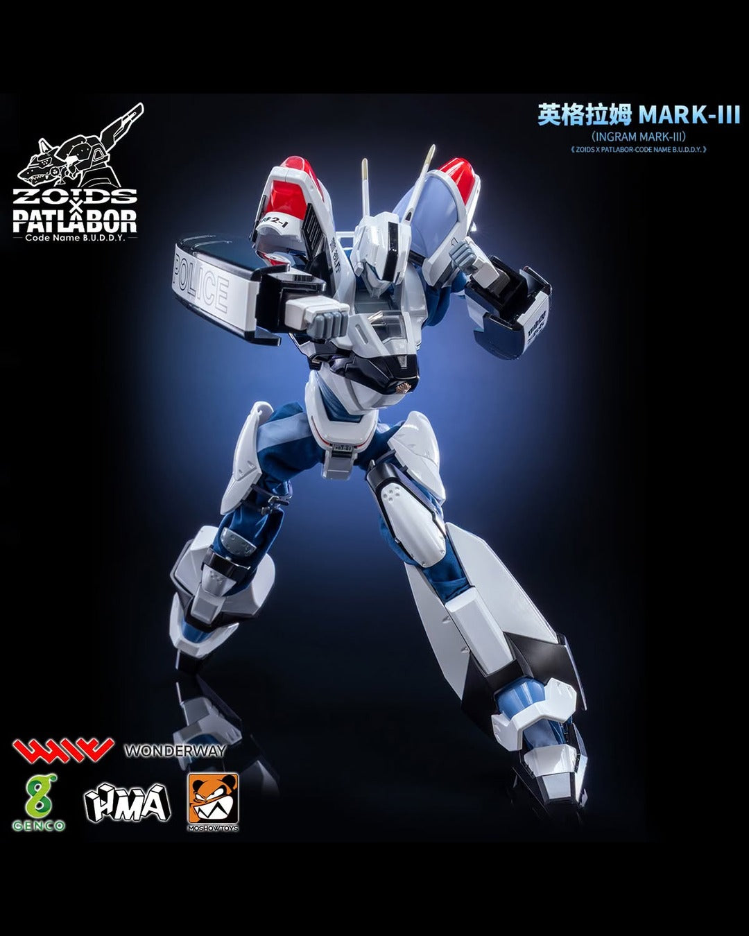 Moshow Toys Zoids x Patlabor Ingram Mark III (B.U.D.D.Y.)