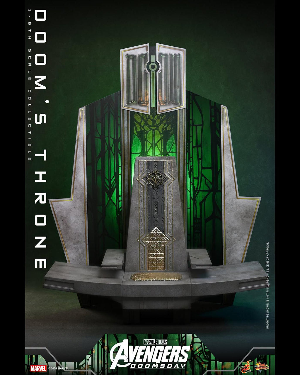 Hot Toys ACS016 1/6 Avengers Doomsday Doom's Throne