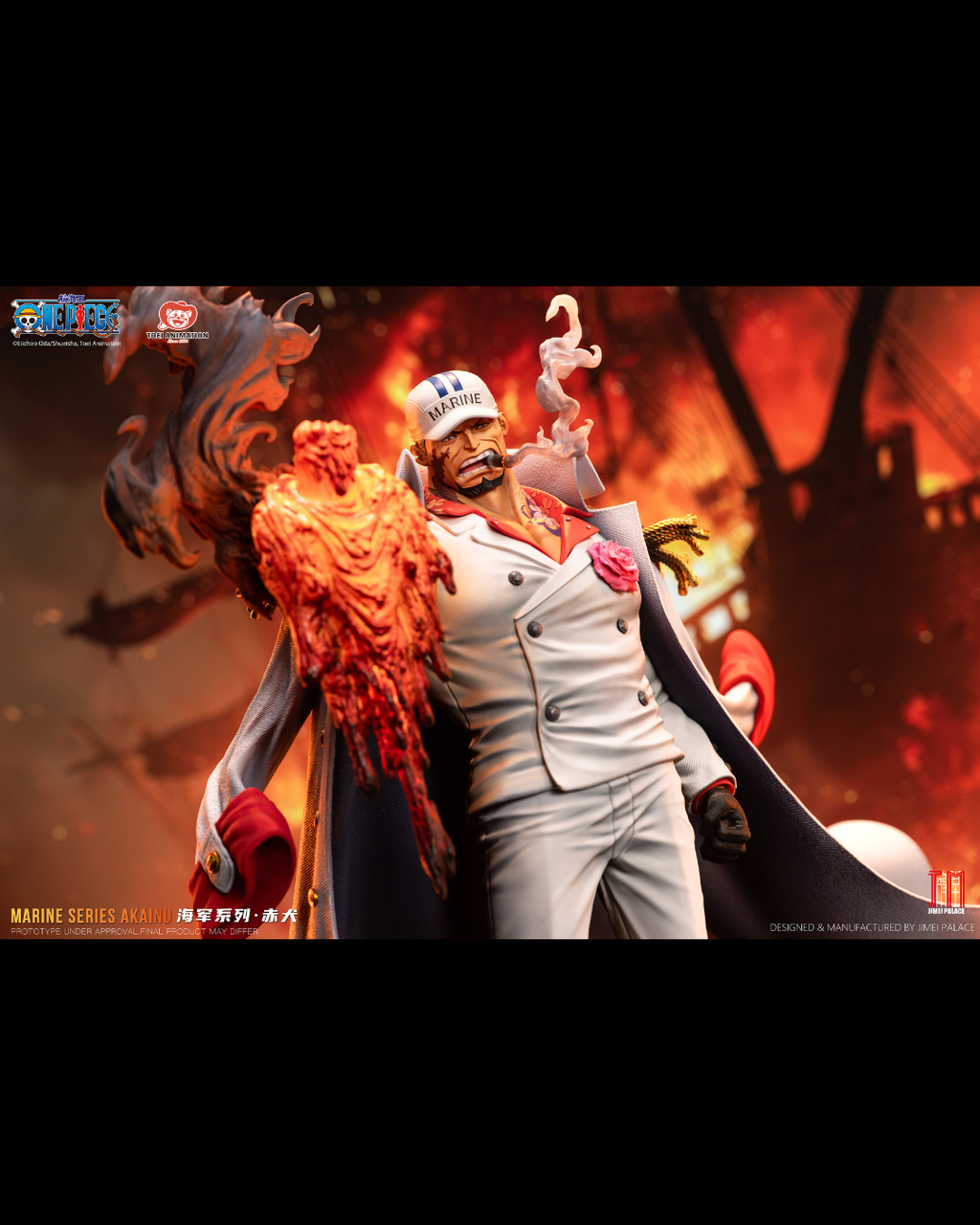 Jimei Palace 1/6 One Piece  Legendary Marine Series : Fleet Admiral Akainu Statue - Echo Ver.