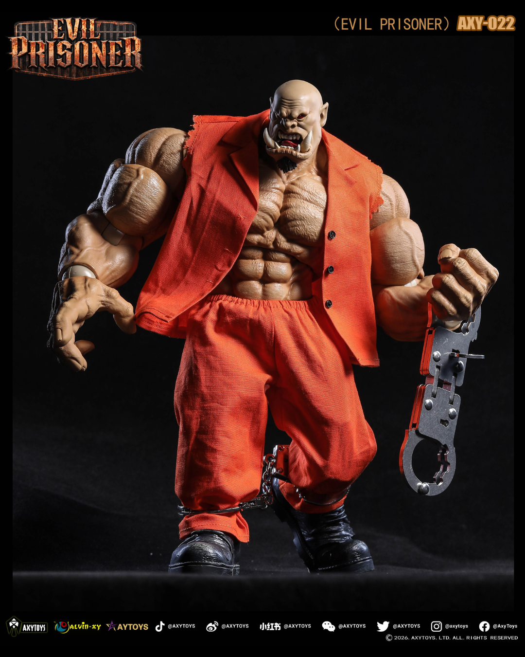 AXYTOYS AXY-022 1/12 Evil Prisoner (Yellow Skin)
