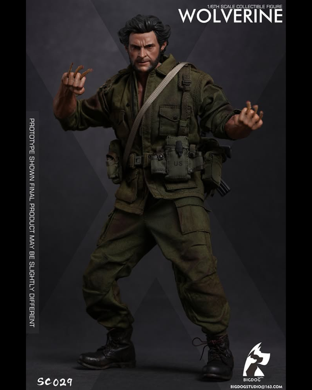 BIGDOG STUDIO SC029 1/6 WWII Soldier