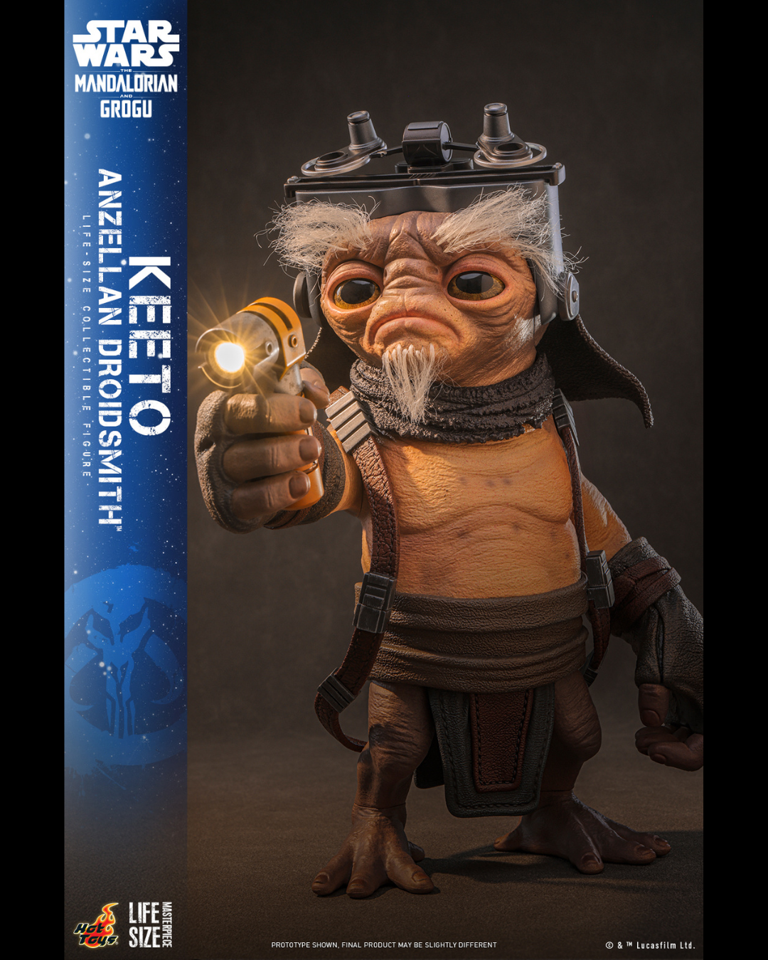 Hot Toys LMS018 Life-Size Scale Star Wars : The Mandalorian & Grogu - Keeto (Anzellan Droidsmith)