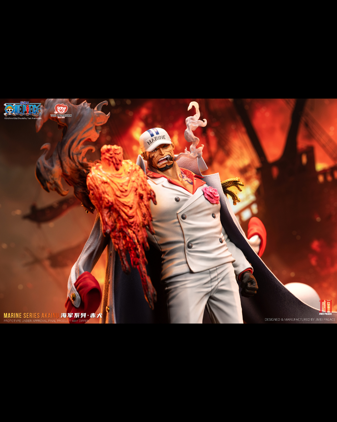 Jimei Palace 1/6 One Piece  Legendary Marine Series : Fleet Admiral Akainu Statue - Premium Ver.