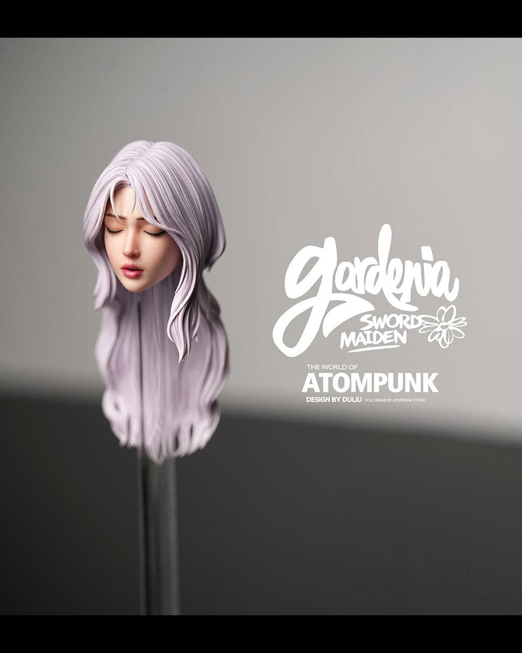 Atompunk 1/6 Gardenia Sword Maiden Head Sculpture