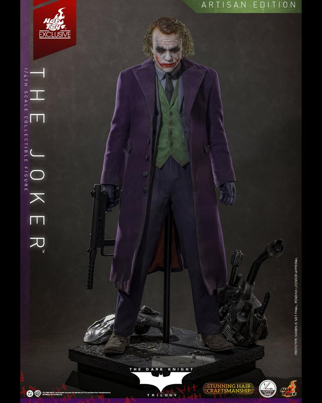 Hot Toys Exclusive QS028AE 1/4 The Dark Knight - The Joker 2.0 (Artisan Edition)