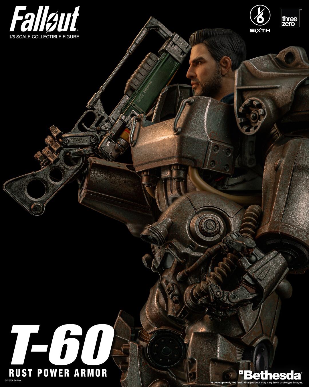 Threezero 3Z1005 1/6 Fallout T-60 Rust Power Armor