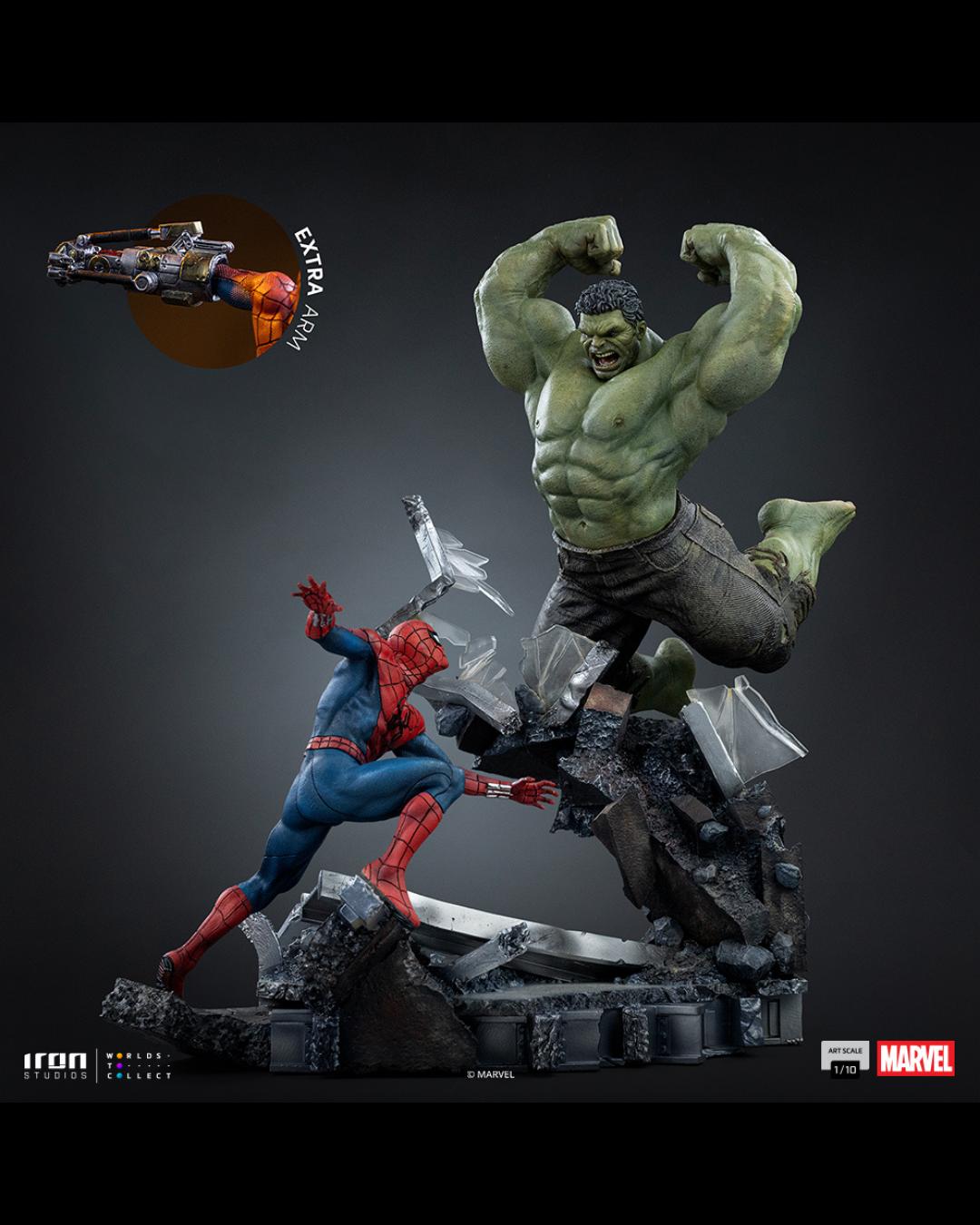 Iron Studios Art Scale 1/10 Spider-Man : Brand New Day - Spider-Man Vs Hulk