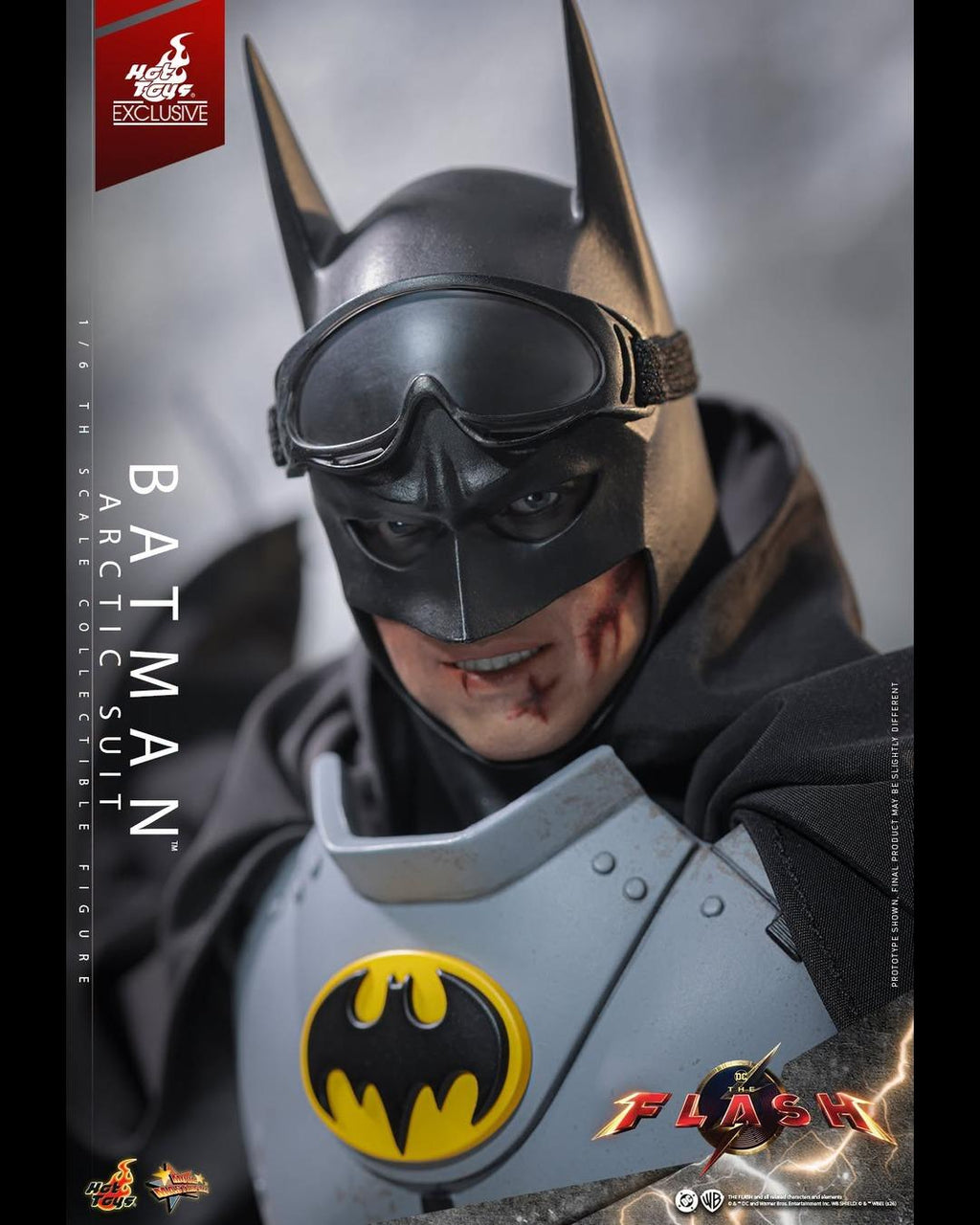 Hot Toys Exclusive MMS897 1/6 The Flash : Batman (Arctic Suit)