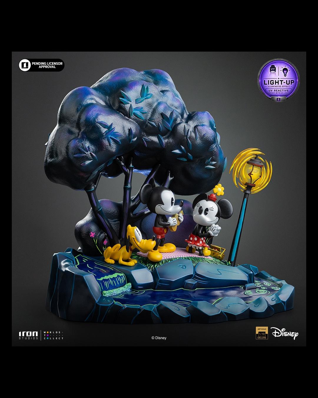 Iron Studios Art Scale 1/10 Disney Classics Mickey, Minnie & Pluto's Day at the Park (Deluxe)