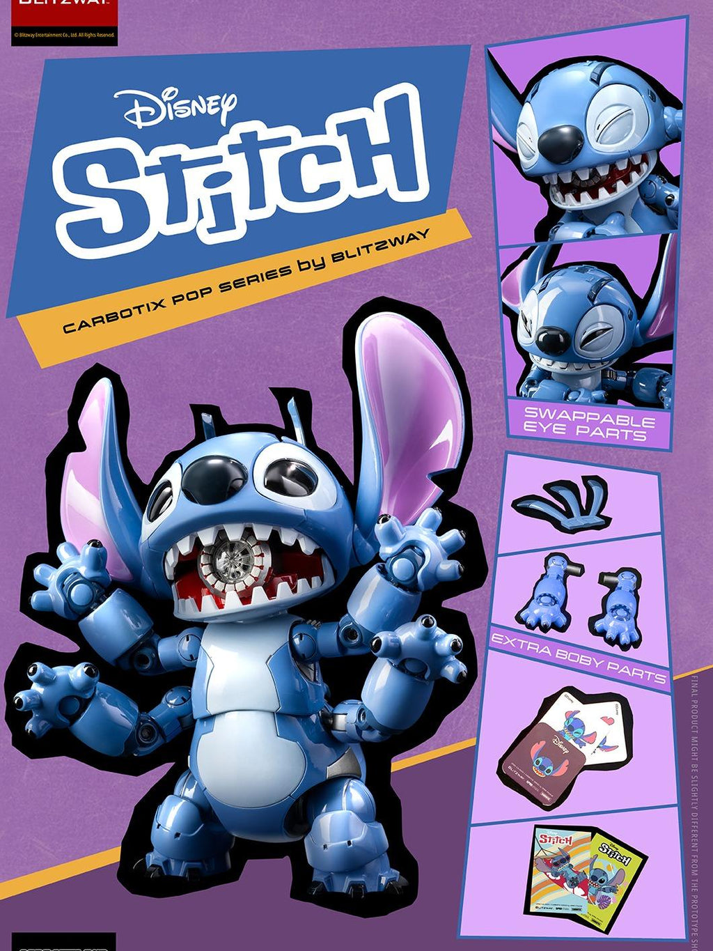 Blitzway 5PRO-CA-10503 Disney Carbotix Stitch (Re-Run)