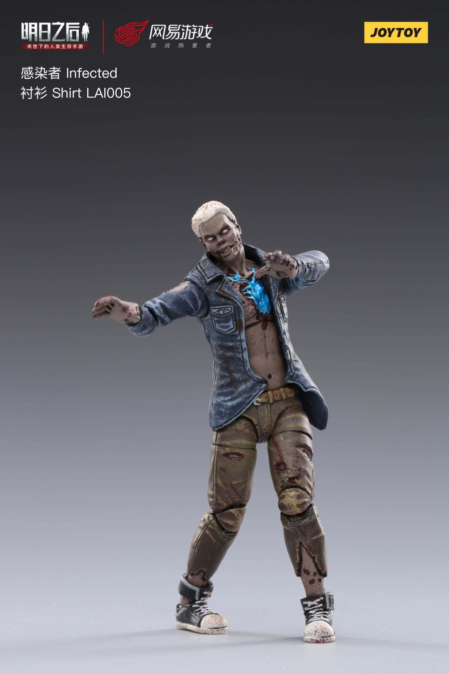 JOYTOY JT1644 1/18 Life After Infected Shirt Zombie