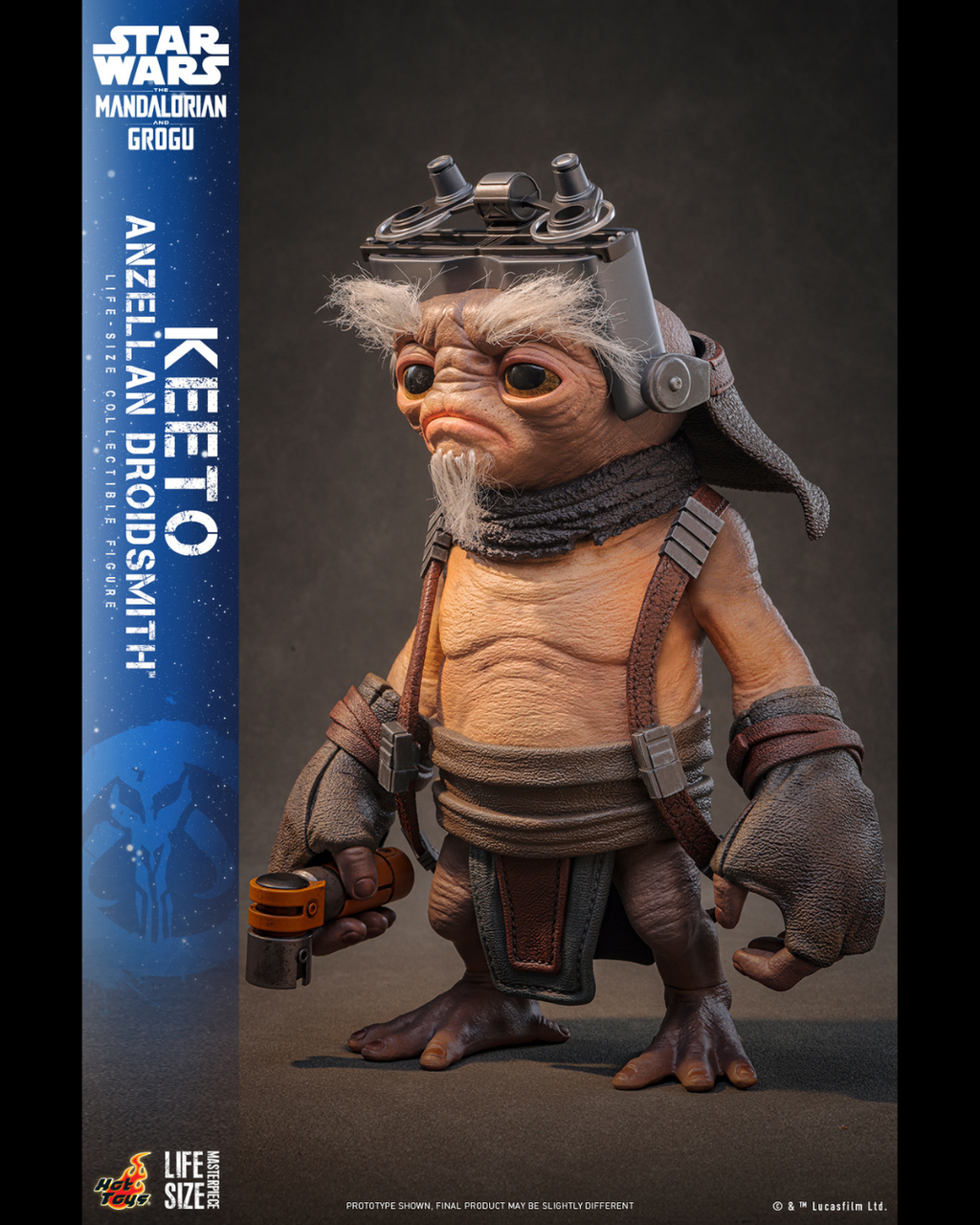 Hot Toys LMS018 Life-Size Scale Star Wars : The Mandalorian & Grogu - Keeto (Anzellan Droidsmith)