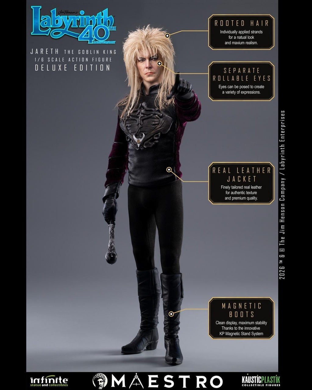 Infinite 1/6 Labyrinth Jareth the Goblin King (Deluxe Edition)