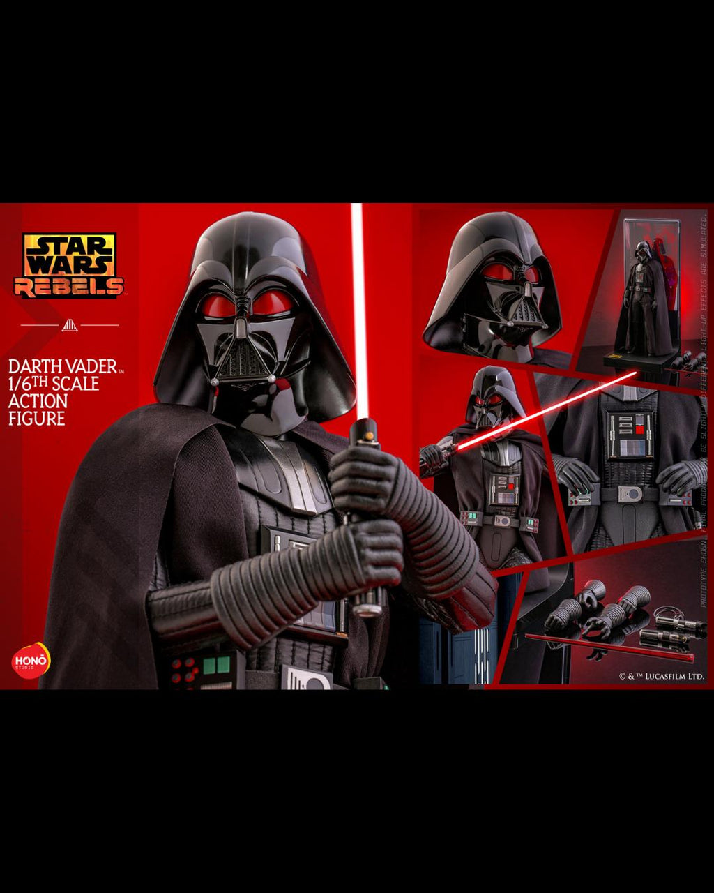 Hono Studio HS10 1/6 Star Wars Rebels : Darth Vader