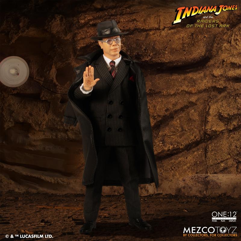 Mezco Toyz ONE:12 Collective Indiana Jones Major Toht Deluxe Boxed Set