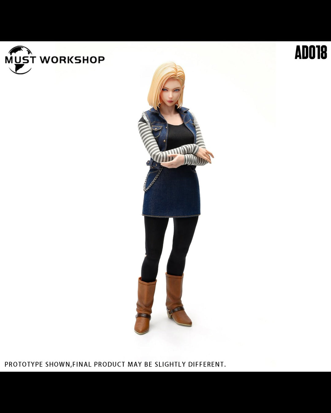 Must Workshop AD018 1/6 Blonde Female-Cyborg Warrior