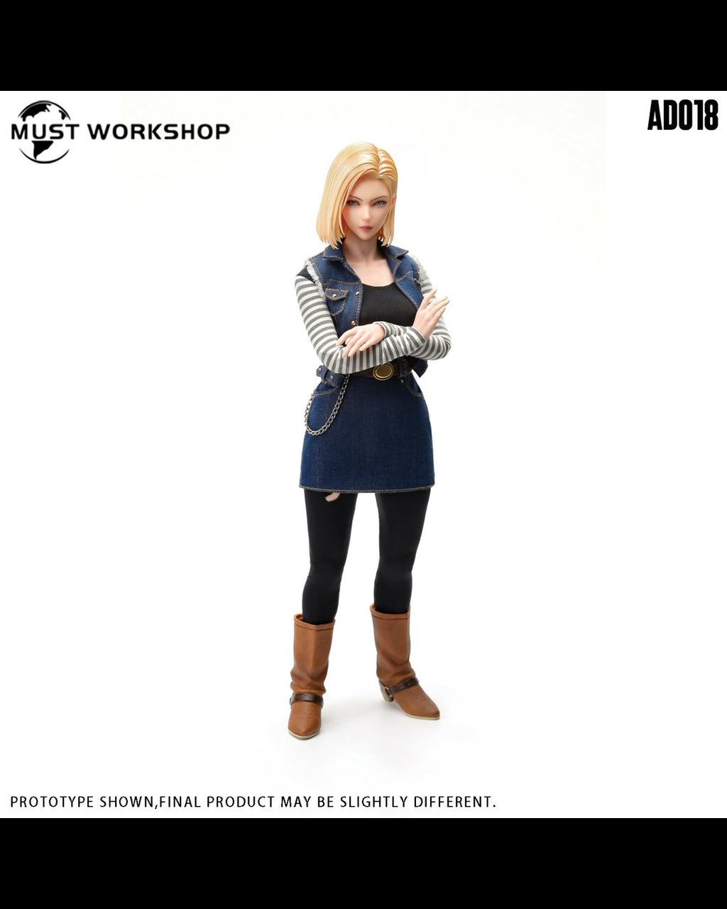 Must Workshop AD018 1/6 Blonde Female-Cyborg Warrior
