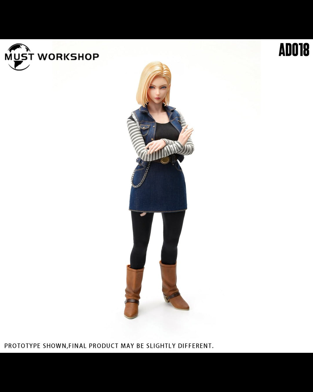 Must Workshop AD018 1/6 Blonde Female-Cyborg Warrior