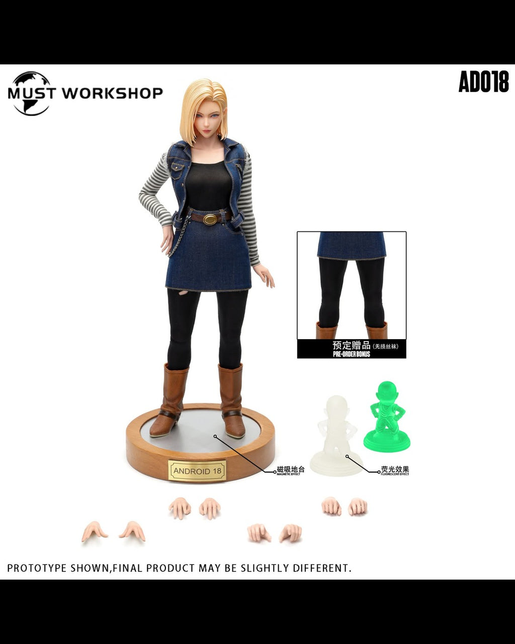 Must Workshop AD018 1/6 Blonde Female-Cyborg Warrior