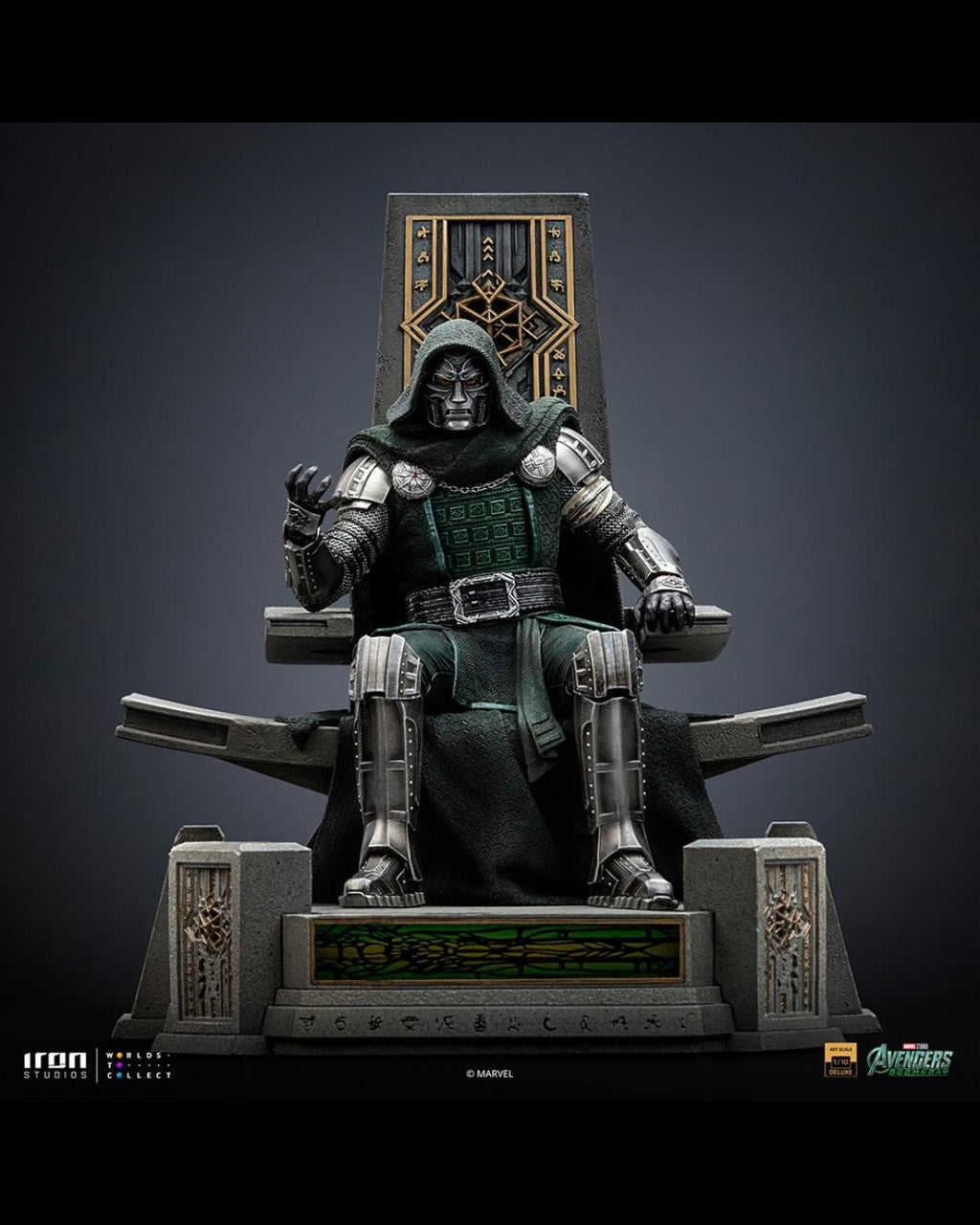 Iron Studios Art Scale 1-10 Avengers Doomsday : Doctor Doom on Throne (Deluxe)